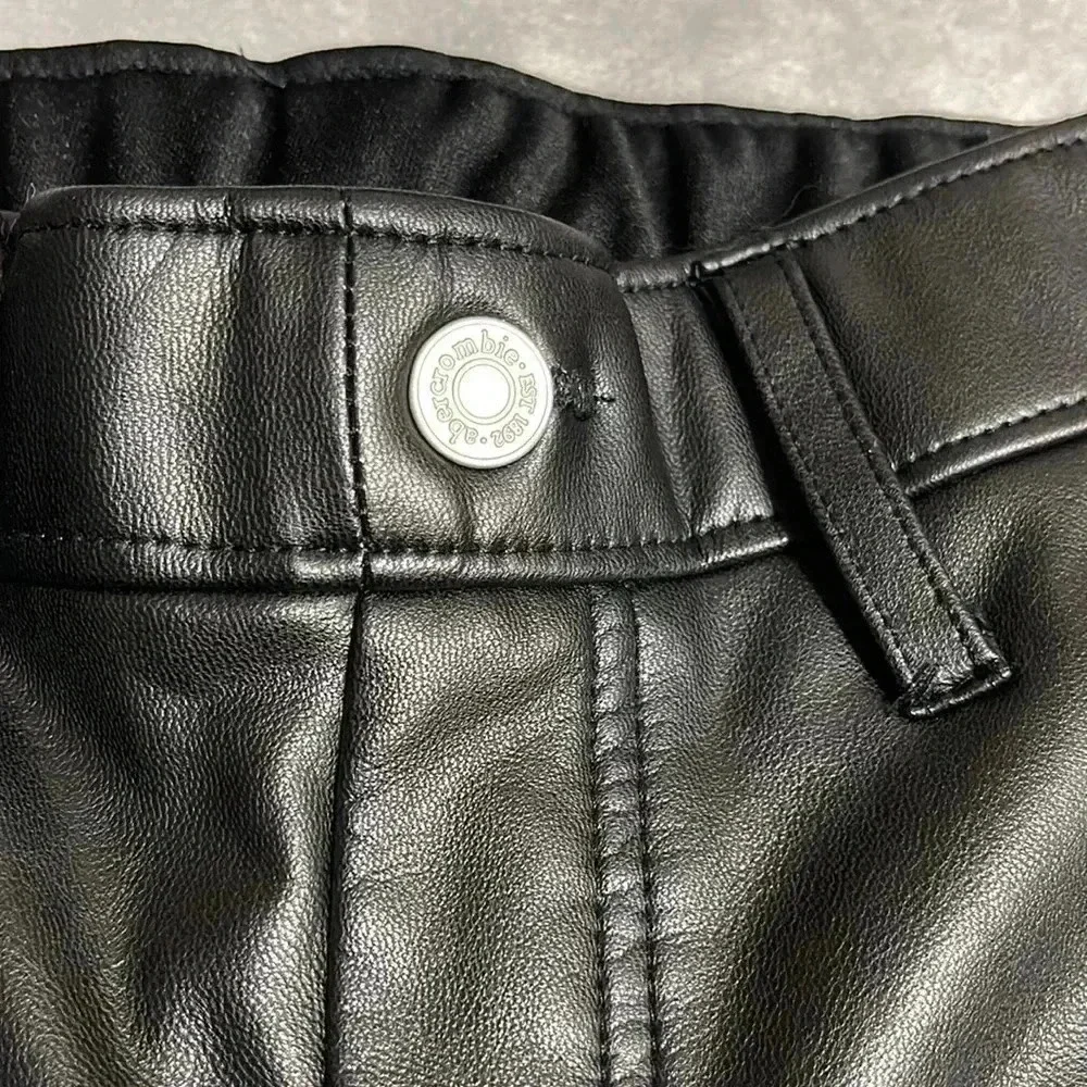 Vegan Faux Leather Pants